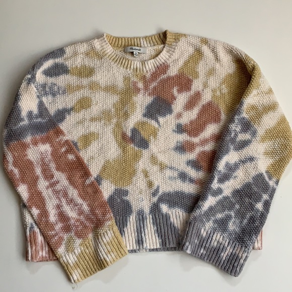 MADEWELL Tie Dye Westfield Pullover Sweater Size XS - Picture 6 of 15